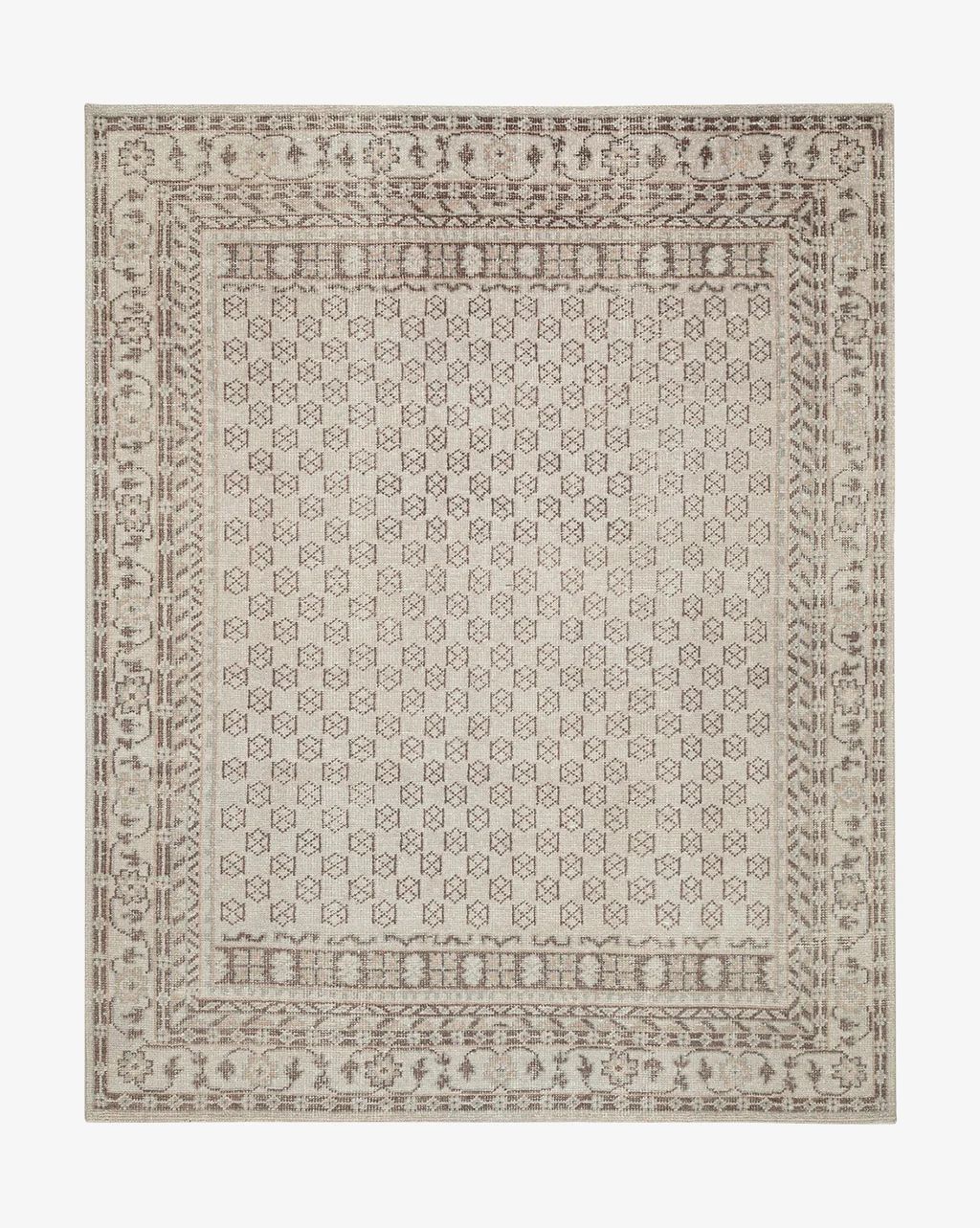 Anya Neutral Hand-Knotted Wool Rug | McGee & Co.