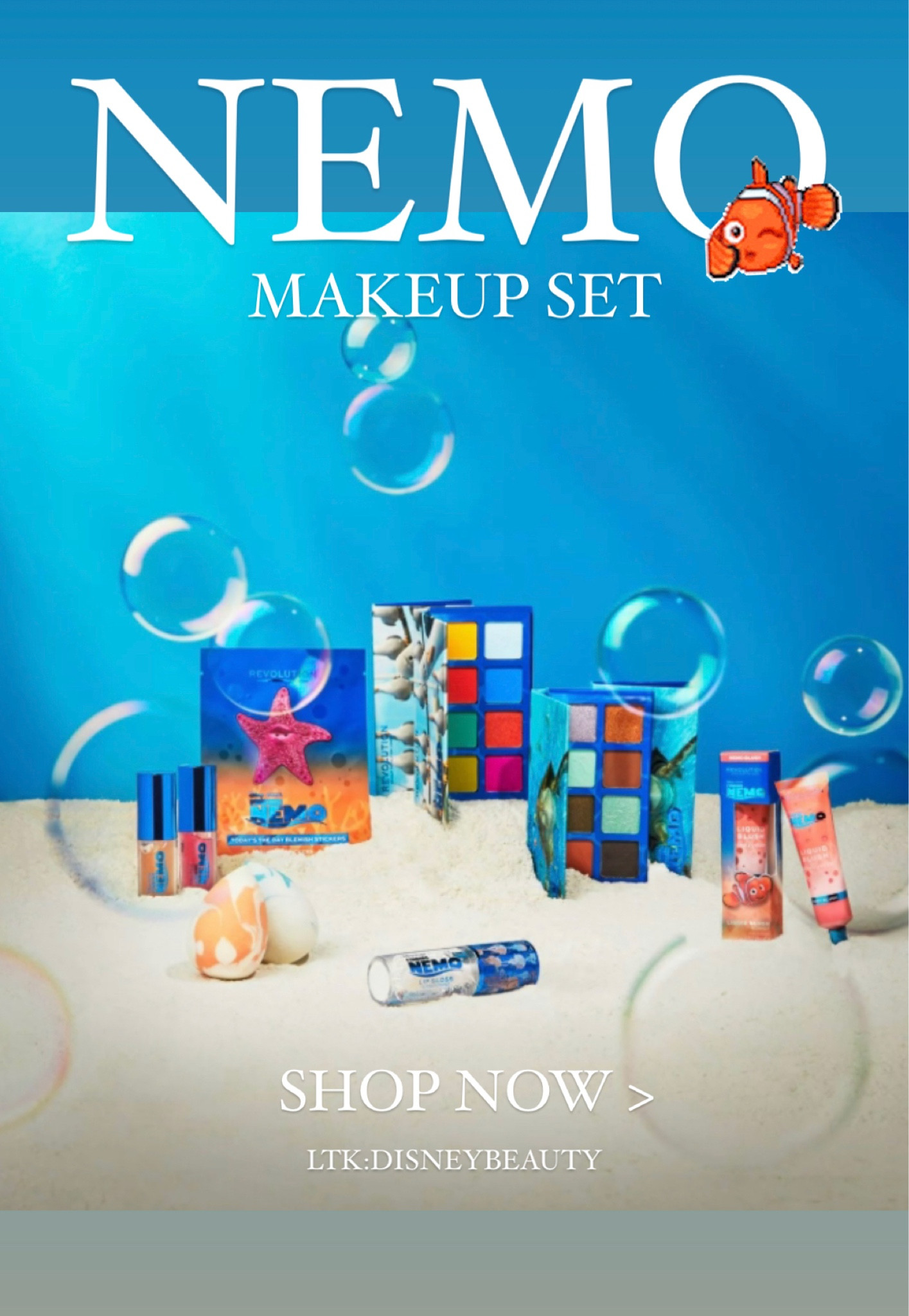 Find your inner Makeup Artist with the Finding Nemo Makeup Set!

#disneymakeup 

#LTKFindsUnder50 #LTKBeauty