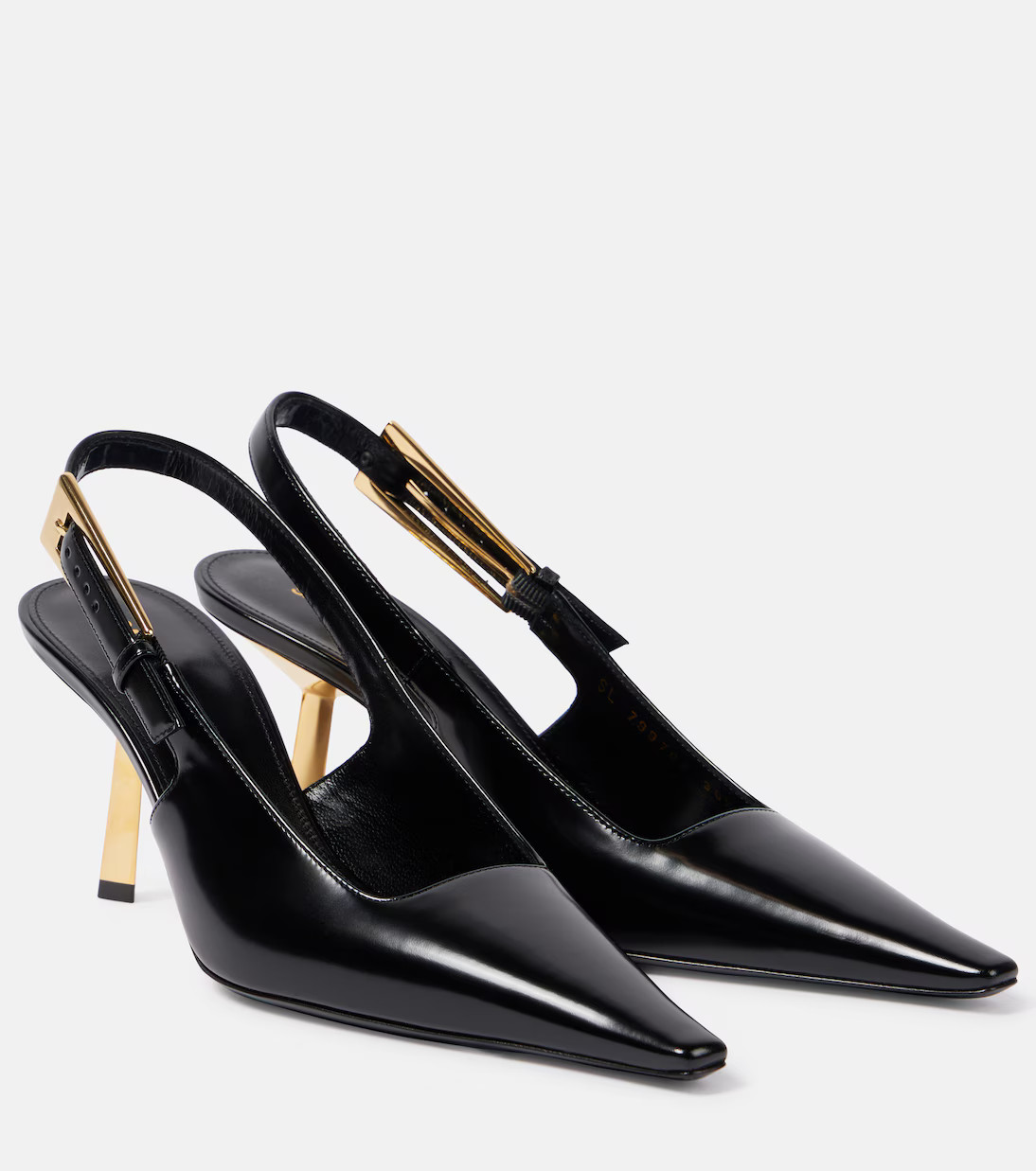 Lee 75 polished leather slingback pumps | Mytheresa (US/CA)