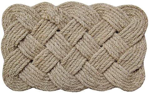 18 x 30 in. Lovers Knot Coir Indoor/Outdoor Doormat, Brown/Natural | Amazon (CA)