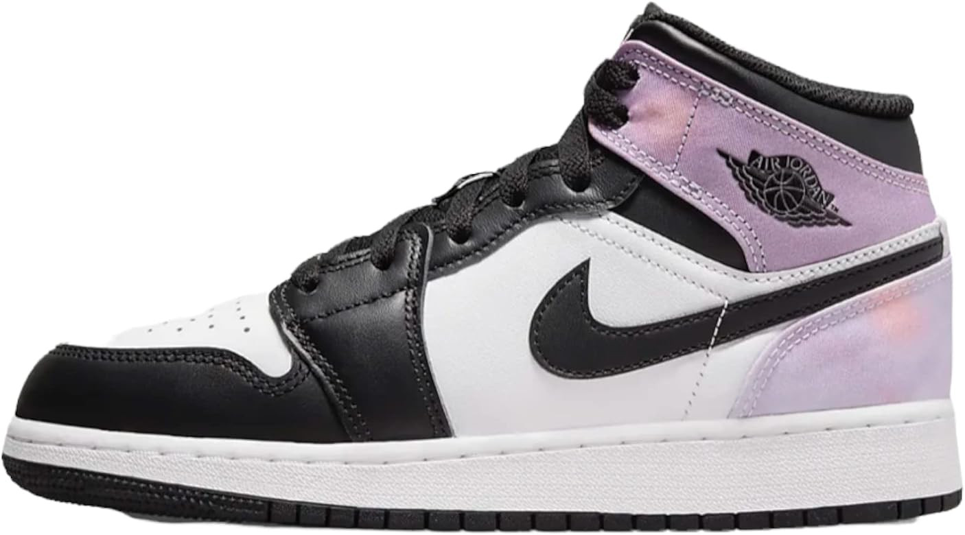 Big Kid's Jordan 1 Mid White/Arctic Orange-Black (554725 133) | Amazon (US)