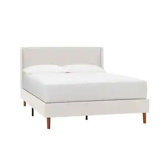 StyleWell Handale Ivory Upholstered King Bed (78.5 in W. X 38.60 in H.) XDL1008-BED | The Home Depot