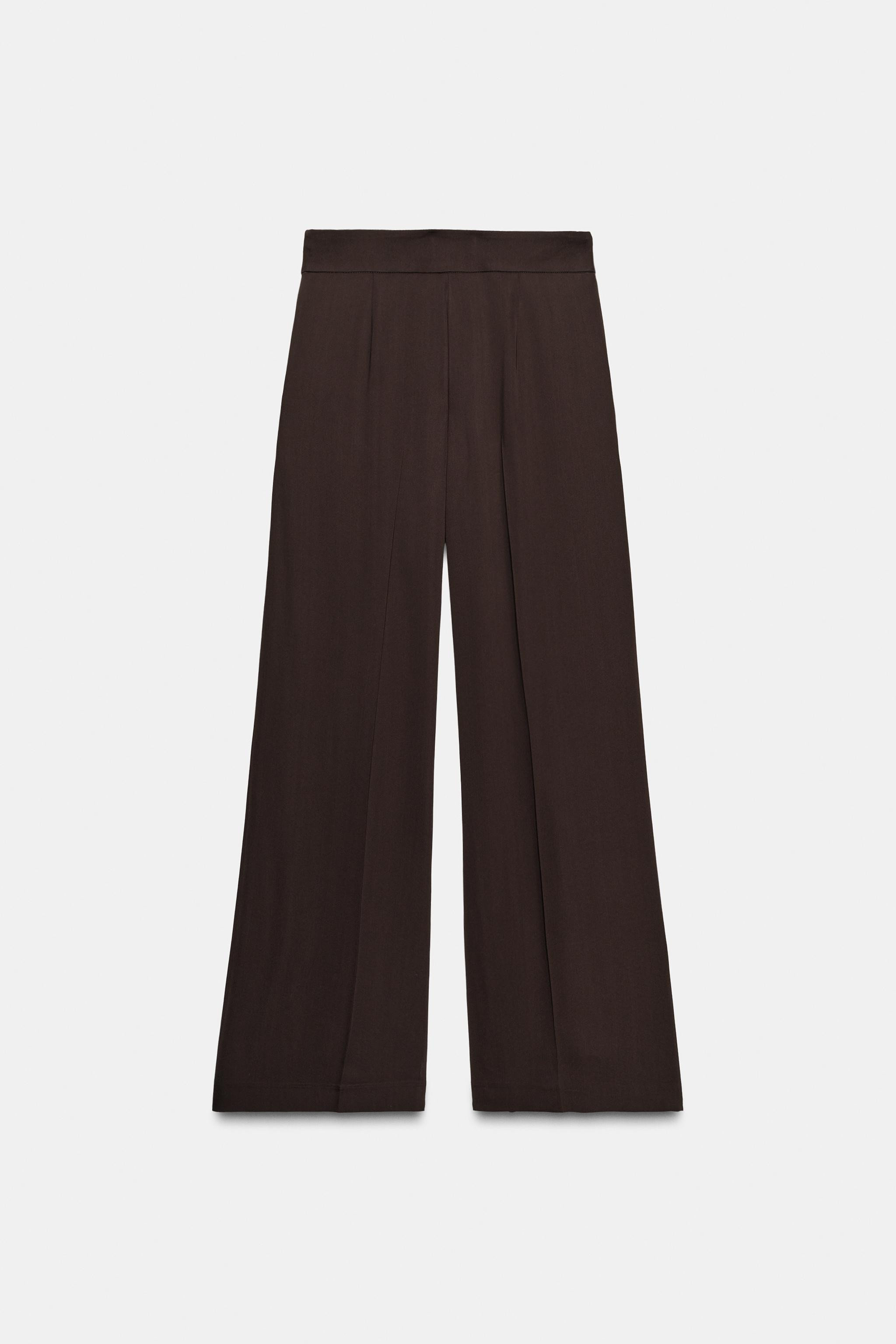 FLOWY PANTS WITH DARTS ZW COLLECTION | Zara US