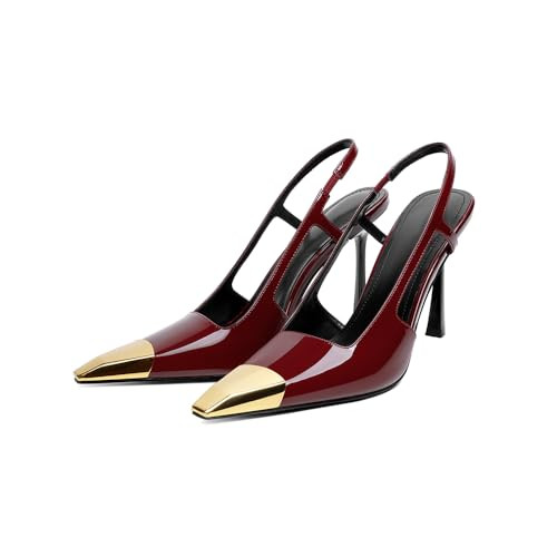 Vertundy Slingback Heels for Women Pointed Toe Stiletto High Heel Pumps | Amazon (US)