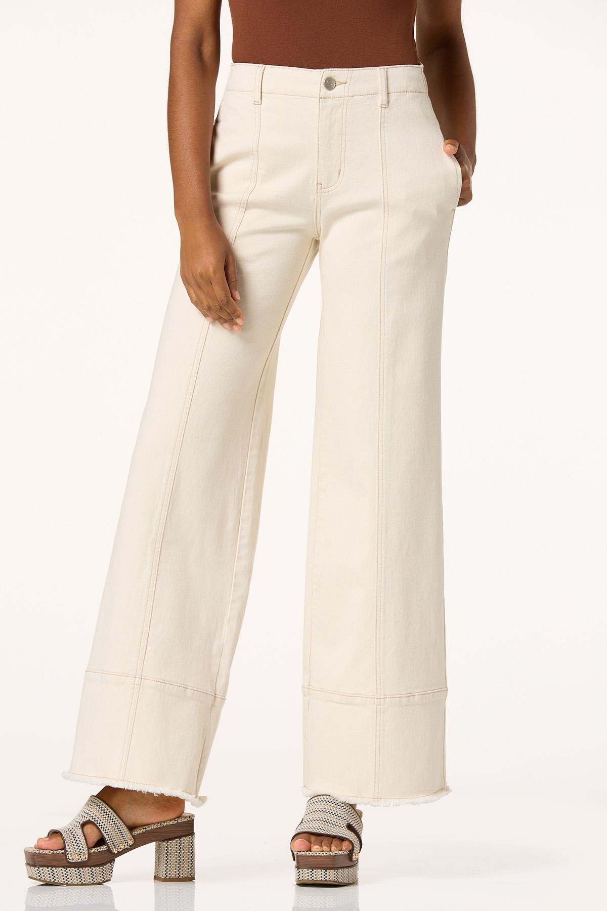 Petite Natural Wide Leg Jeans | Cato Fashions