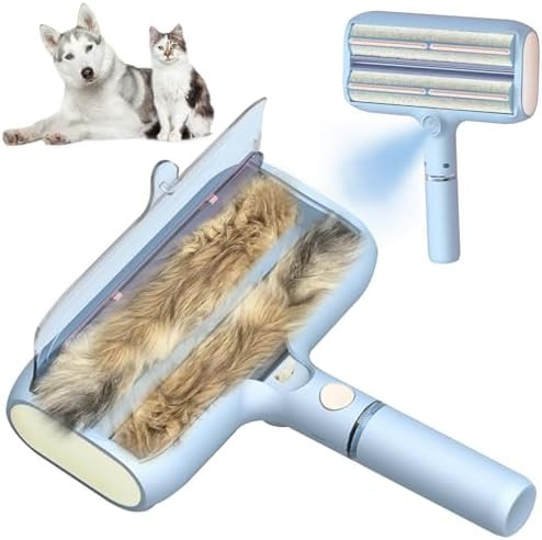 Pet Hair Removal Tool: New Upgraded Pet Hair Remover with Fur Bin-Reusable Lint Roller for Pet Ha... | Amazon (US)