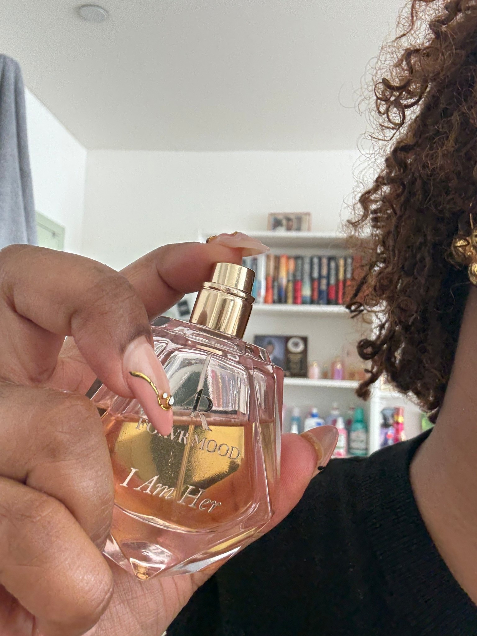 A few sprays and the mood is officially set ✨ Wearing ‘I Am Her’ by FORVR Mood—because today I’m the main character.”
#ForeverMood #AsIAmPerfume #ScentOfTheDay #FragranceCheck 

#LTKBeauty