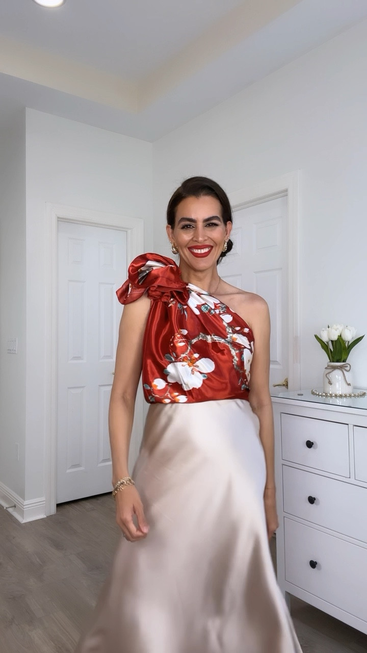 Scarf comes in a pack of 4! Wearing a size M in the skirt for a looser fit. Skirt has a stretch band in waistband and a side zipper. Size up in corset or long bra. Runs small. I’m a 34b and I order 36 b. Lipstick is feels so grand, added below. 

 I am 5’7” | 126 pounds 

#LTKfindsunder100

#LTKVideo #LTKSeasonal