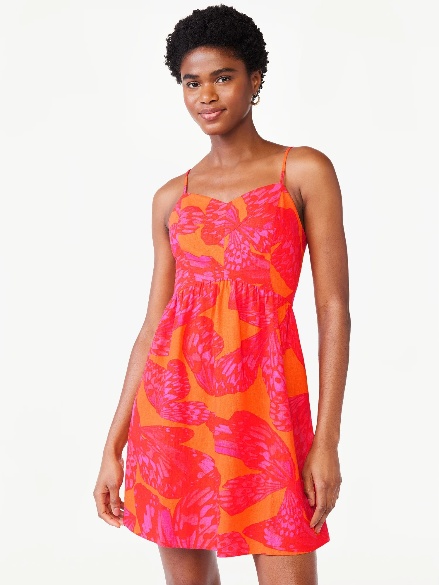 Scoop Women's Sweetheart Short Dress | Walmart (US)