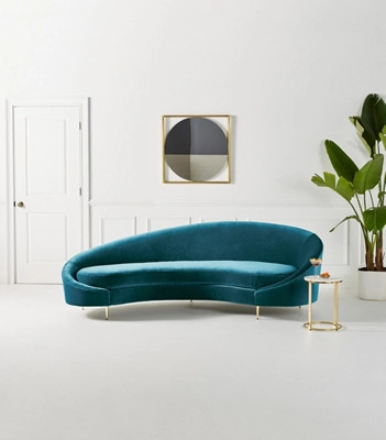 Asymmetrical Serpentine Sofa | Anthropologie (US)