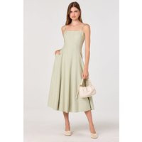 ASTR the Label | Trisha Square Neck Midi Dress in Pistachio | Size M | ASTR The Label (US)