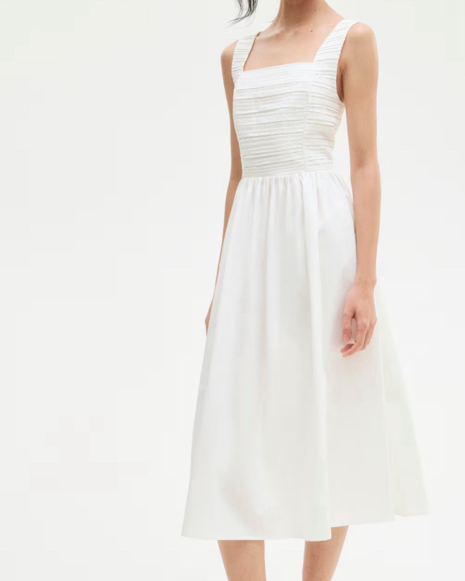 Spring Fashion - love the back of this dress! Also comes in black and floral 


#LTKU #LTKOver40 #handm #whitedress #bridal #graduationdress #engagementparty #bridalshower #rehearsaldinner #honeymoon #springdress 

#LTKSeasonal #LTKStyleTip #LTKFindsUnder50