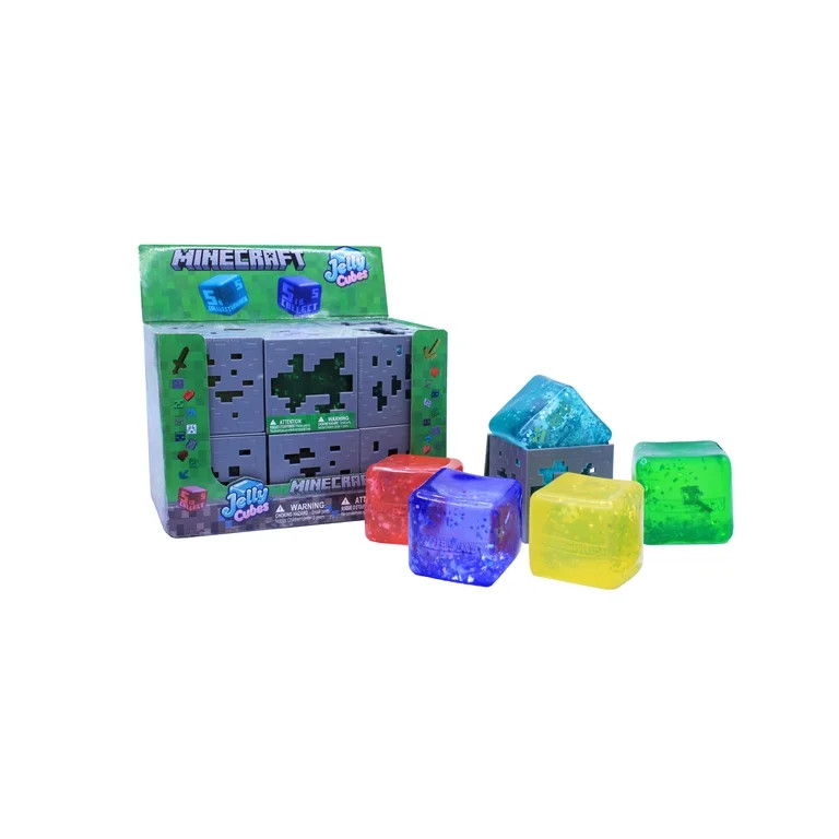 Minecraft Jelly Cube, Collectible, 1 Piece, Color May Vary, Stress Squeeze Balls for Kids Ages 3+ | Walmart (US)