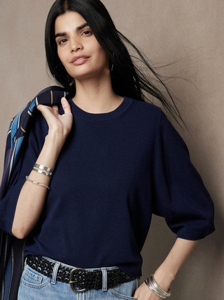 Bravo Relaxed Sweater Top | Banana Republic (US)