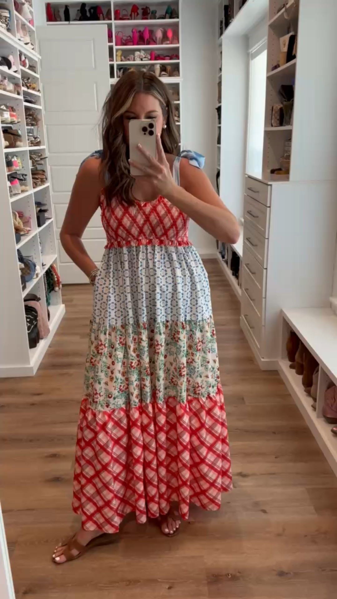 Transitioning into fall doesn’t mean ditching the color. These dresses are full of fun patterns, bright hues, and trending styles. All budget friendly from Amazon and easy to wear from summer days to crisp fall mornings. In a medium tie shoulder tiered patchwork maxi, sandals and accessories- fits tts. Fall dresses, denim dress, pattern dress, amazon style, shop dandy, fall outfits

#LTKStyleTip #LTKSeasonal #LTKFindsUnder50