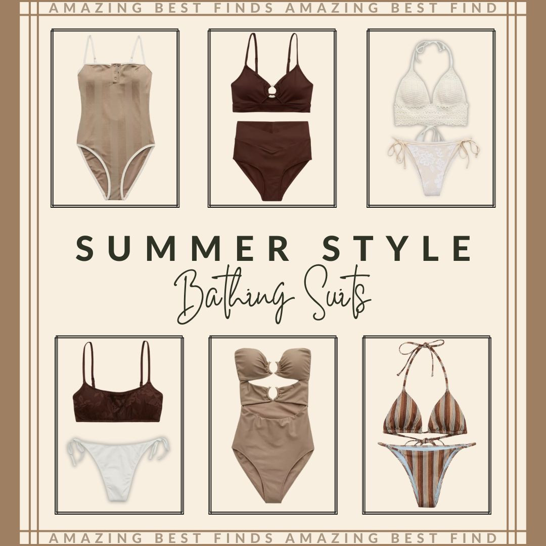 Summer suits, but make them neutral 🤎✨
These are my go-to flattering styles that keep it simple, stylish, and beach-ready. Which one’s your favorite?

#SummerStyle #BathingSuitEdit #AmazonSwim #LTKSwimwear #NeutralSwimwear #AmazonBestFinds

#LTKSeasonal #LTKStyleTip #LTKSummerEdit