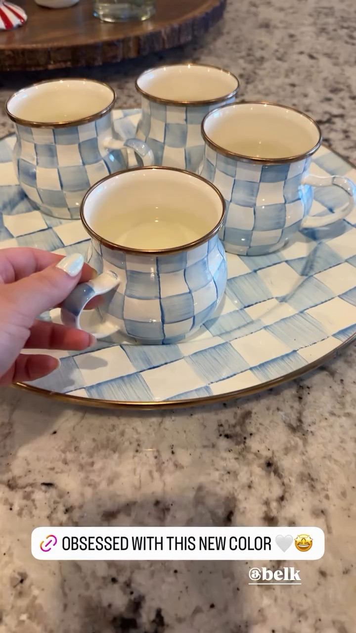 Loving this new MacKenzie Childs color in this checked mug set!! I have the pink already! @belk

#LTKHome