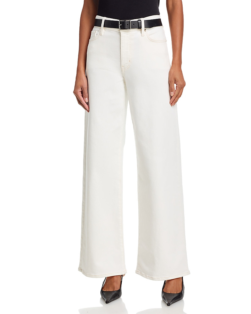 Frame Le Slim Palazzo High Rise Wide Leg Jeans in Au Natural | Bloomingdale's (US)
