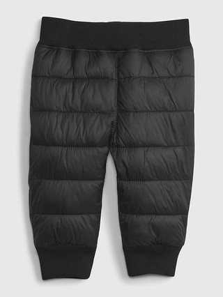 Baby 100% Recycled Nylon Pull-On Puffer Pants | Gap (US)