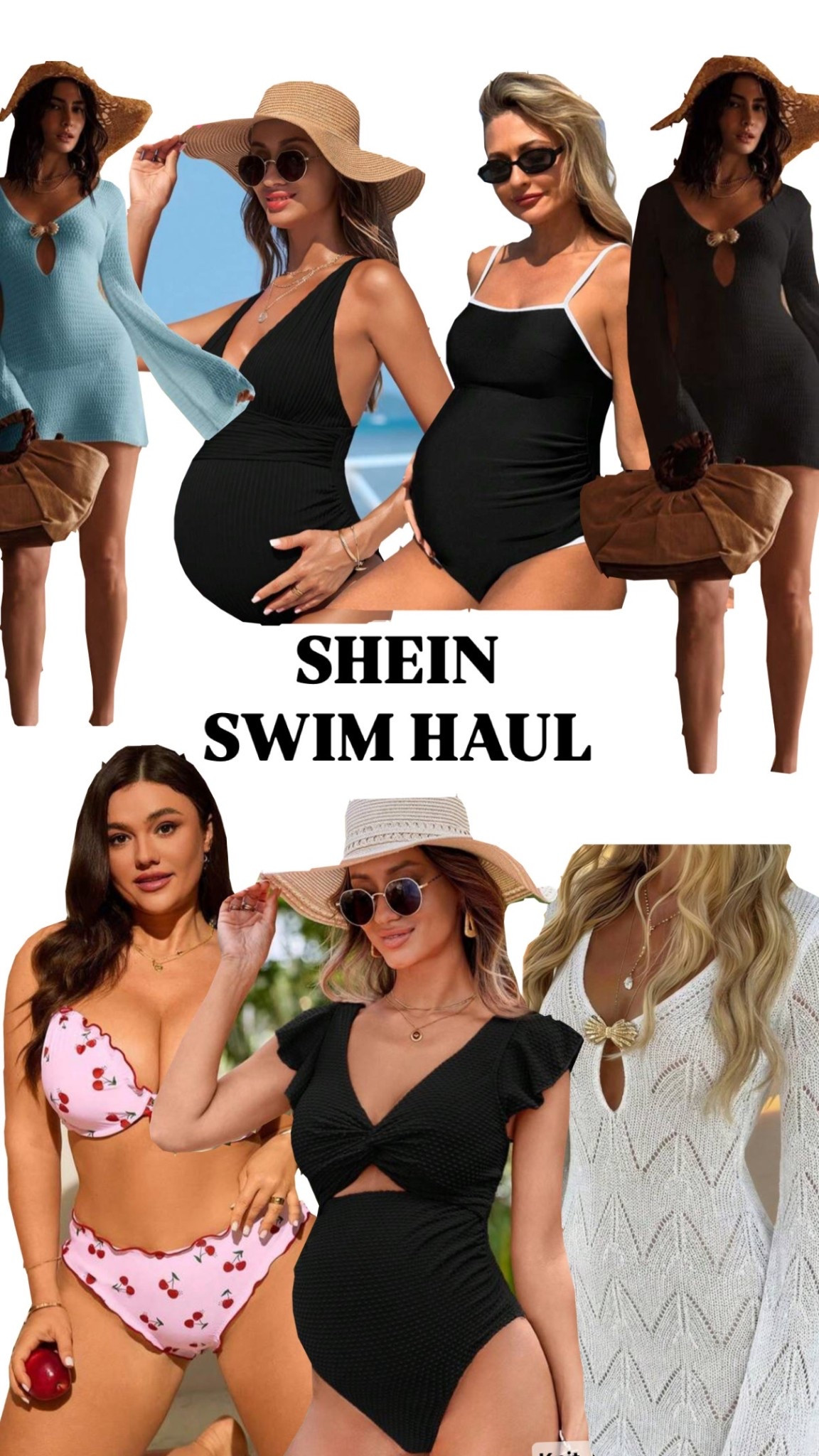SHEIN SWIM HAUL 🤎 

Maternity swim suits, style the bump. Pregnancy style, swim cover up, resort wear, beach wear 

#LTKdresses #LTKsummer #LTKswimwear