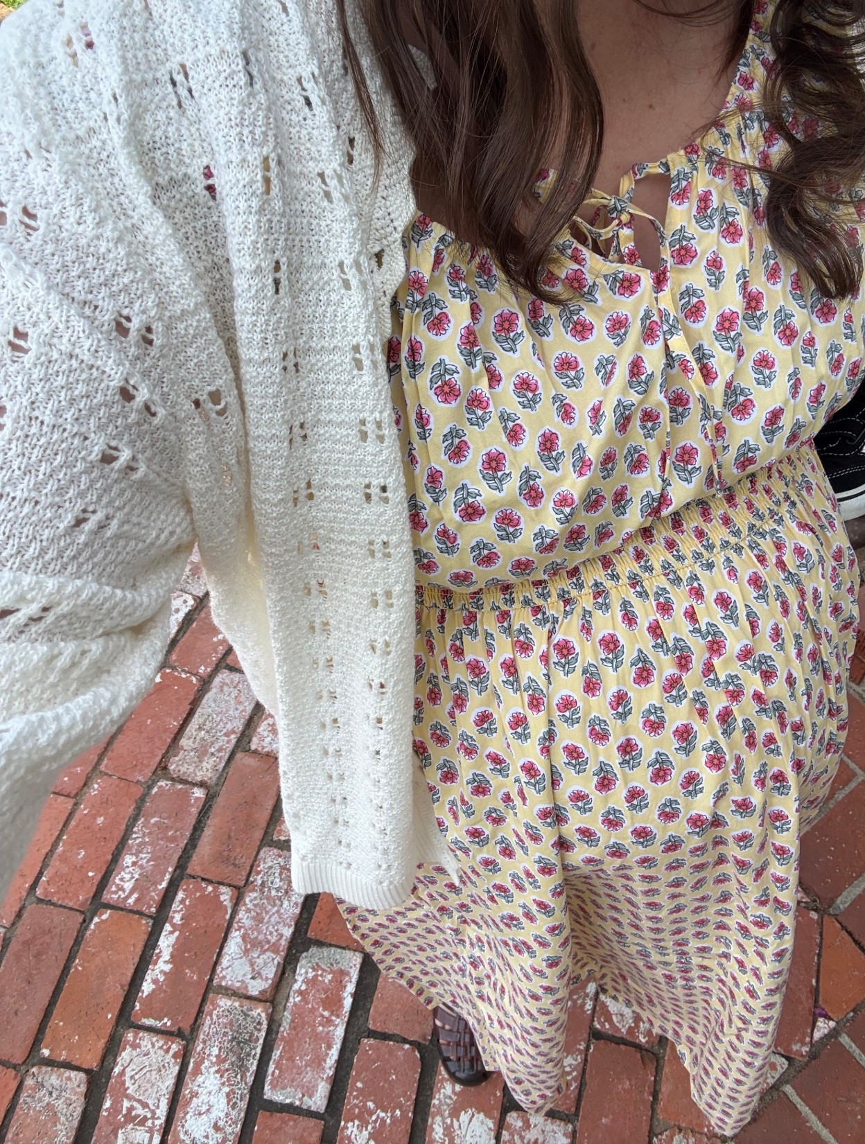 cotton dress and cardi styles with a bump!

#LTKBump #LTKmorningroutine #LTKMothersDay