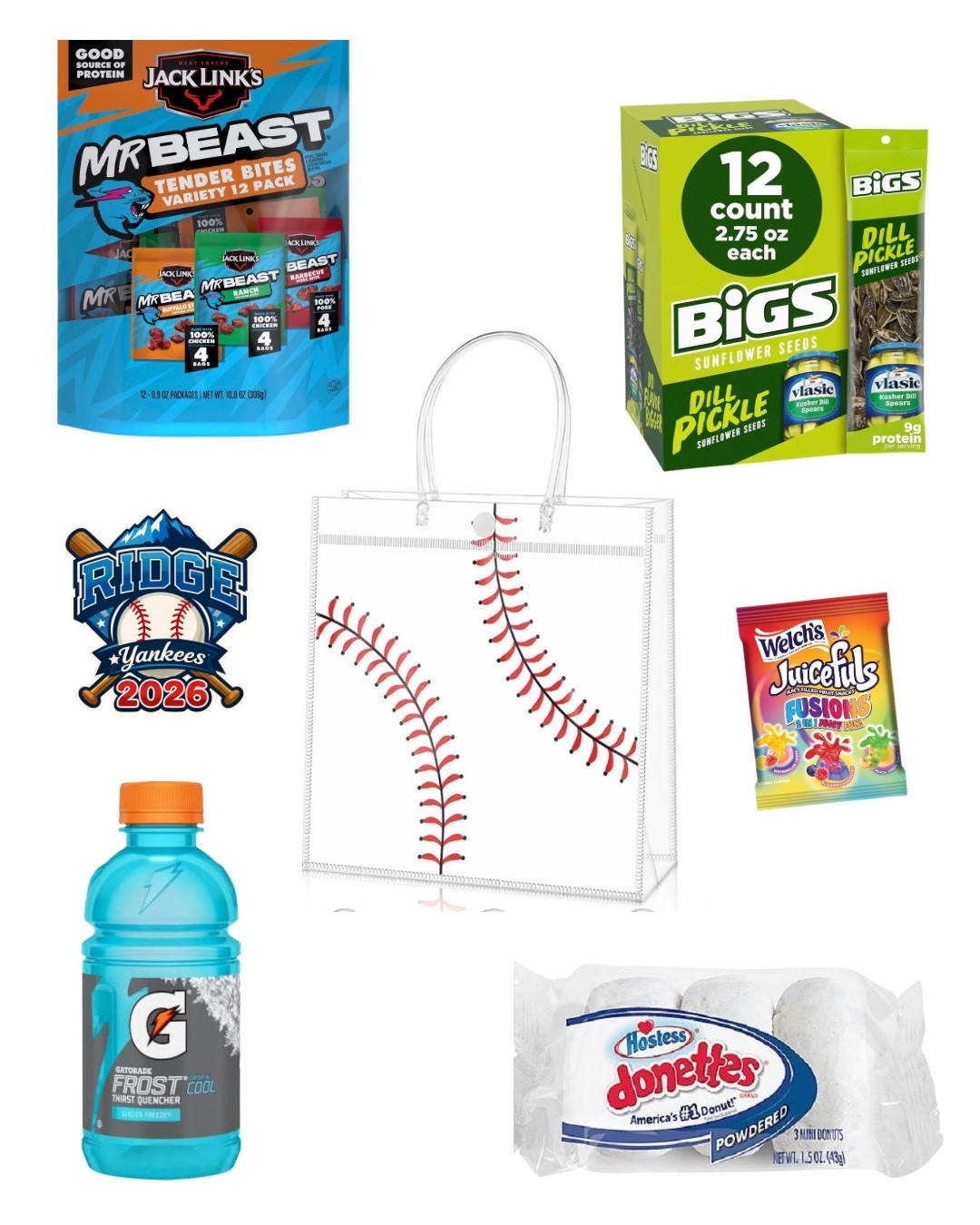 Baseball snack bag ideas for little league 9 year olds. Team snacks. 

#LTKmomlife #LTKKids #LTKActive