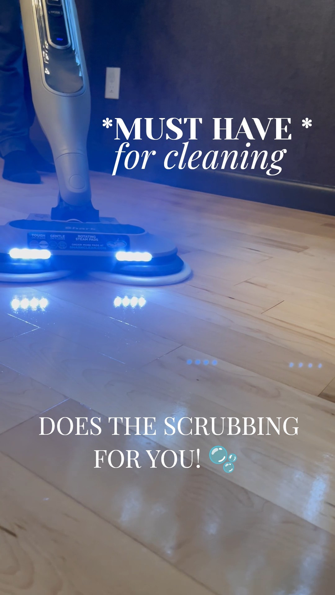 This steam cleaner puts in WORK at our house! Between the kids & the dog, there is always something stuck to the floor that needs cleaning (and sanitizing!) 

All you have to do is add water, and the pads come right off and can go in the washing machine. 

My new favorite trick is to drop a few drops of my favorite essential oil on the pads before I put them on so the house smells extra clean 

#LTKHome #LTKFamily