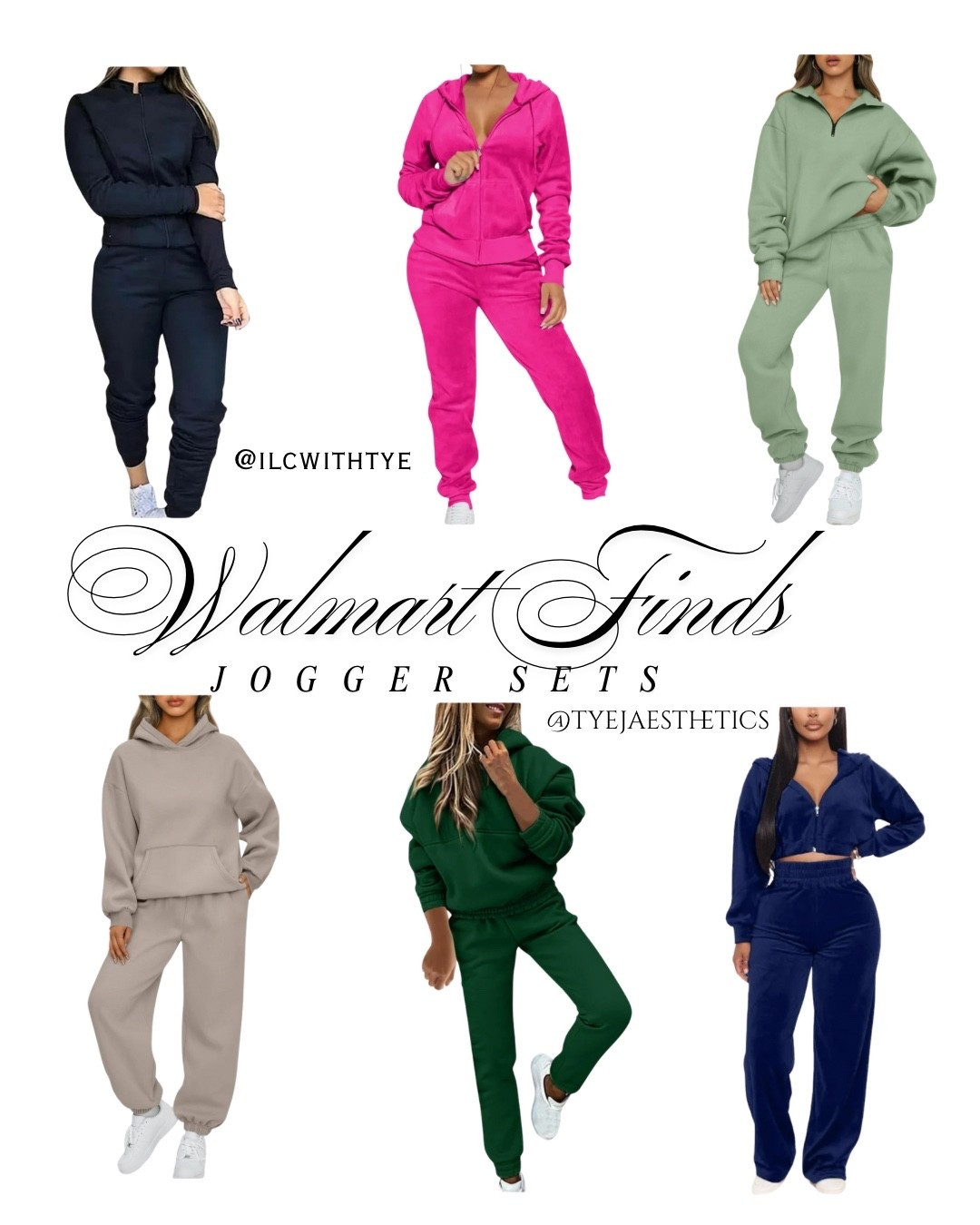 WALMART FINDS - JOGGER SETS 
You can never go wrong with a cute and comfortable matching jogger set! I found these online at Walmart and had to share! They come in a variety of colors and sizes! Links are available below! #walmartfinds #walmartcreator #walmart #fashion #fallfashion #joggersets 

#LTKStyleTip #LTKSaleAlert #LTKSeasonal