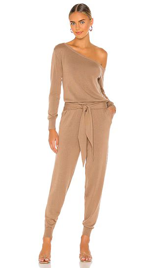 Charlotte Jumpsuit in Taupe | Revolve Clothing (Global)