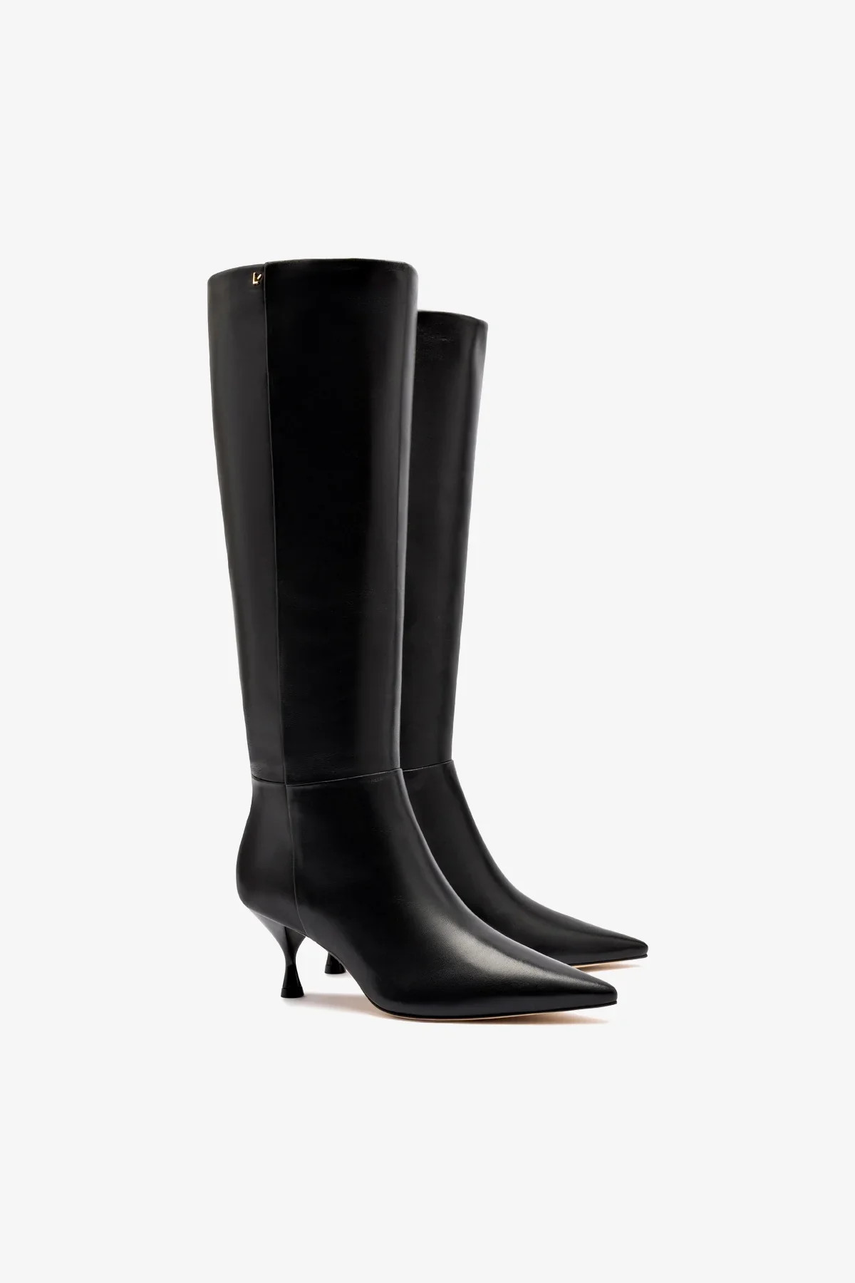 Georgia Boot In Black Leather | Larroude
