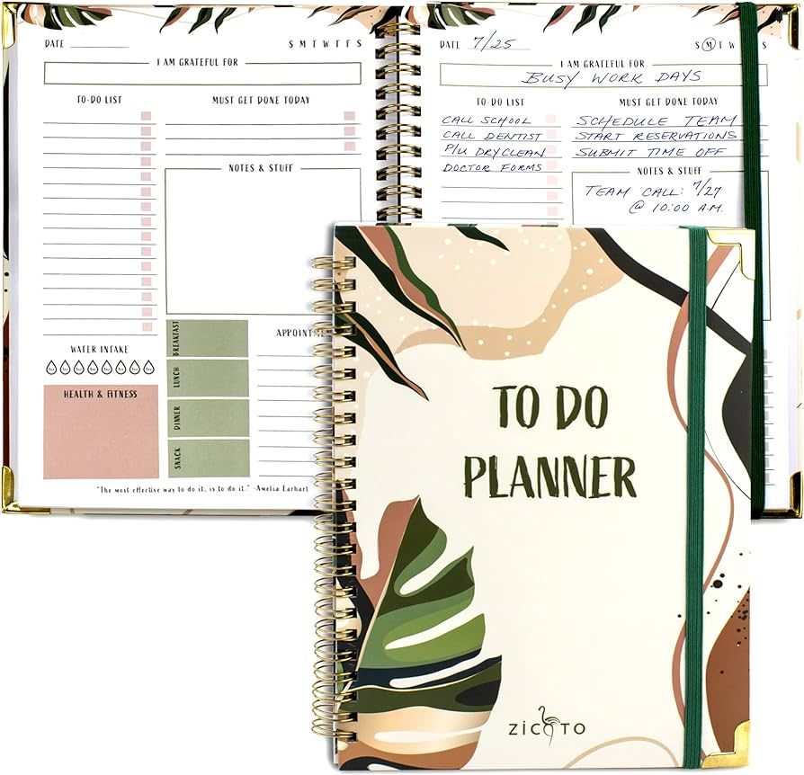 Simplified To Do List Notebook - Aesthetic Daily Planner to Easily Organize Your Tasks And Boost ... | Amazon (US)