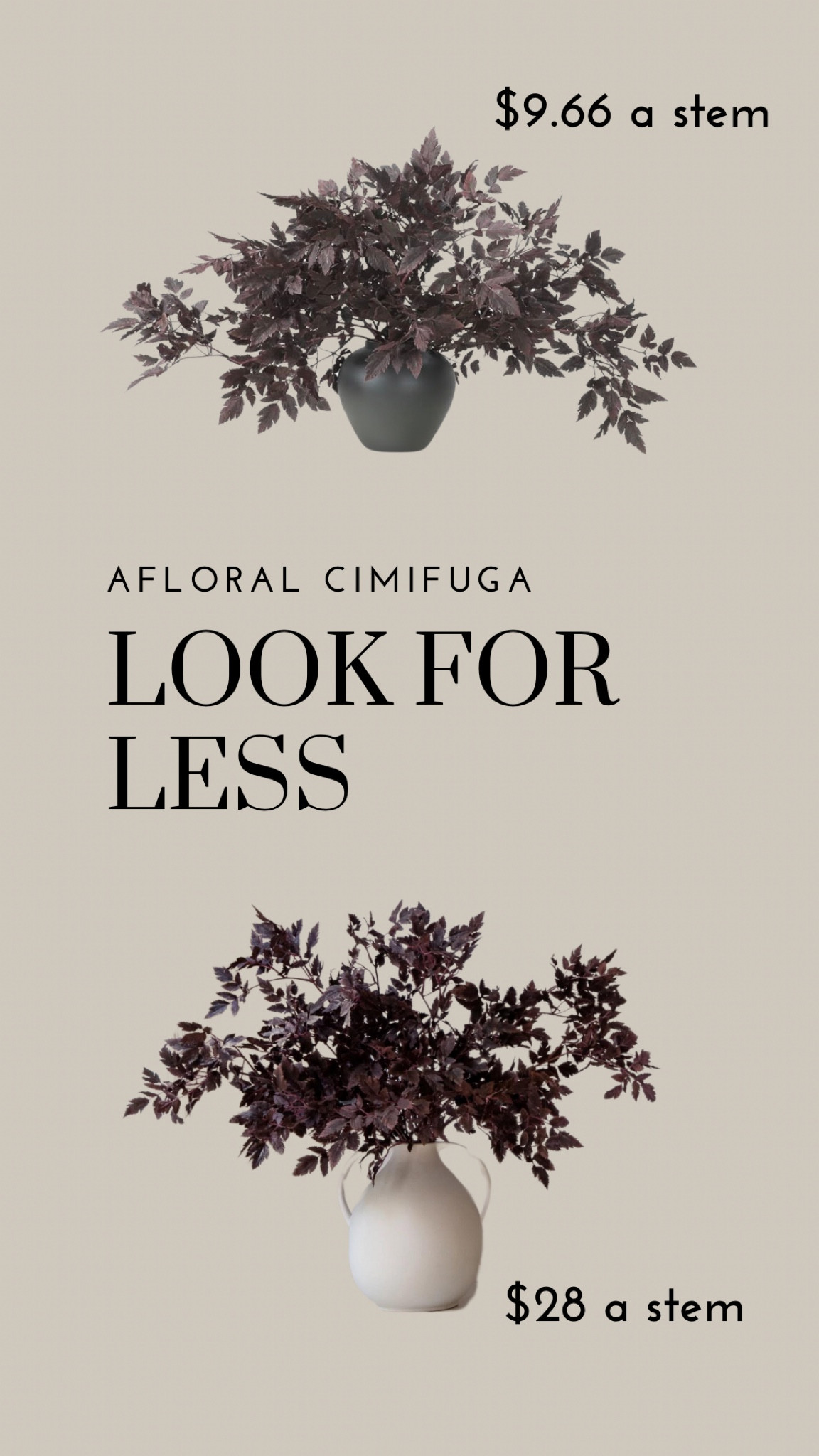 Afloral look for less! The afloral ones sell out every year, they’re a favorite! 