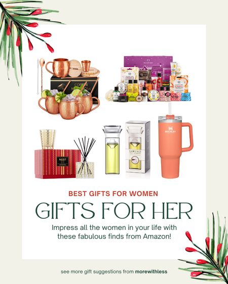 Looking for that perfect gift for her? This list of the Best Gifts for Her will come in handy! Be it for the holidays or a special occasion, you can choose whichever gift you think is best for your receiver. 

#LTKHoliday #LTKhome #LTKSeasonal