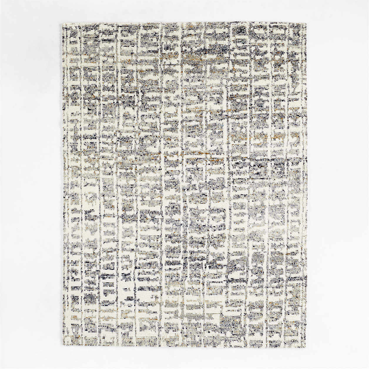 Telluride Wool Hand-Knotted Blue Area Rug 8'x10' + Reviews | Crate & Barrel | Crate & Barrel