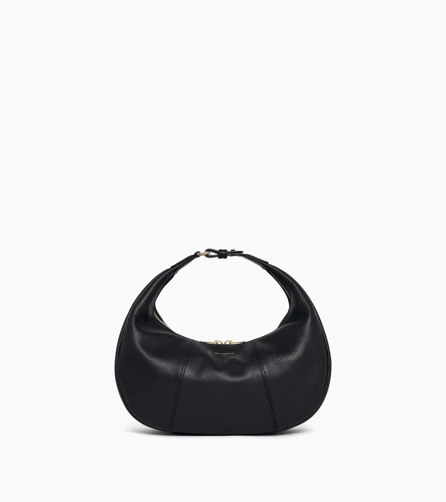 Small Hobo Bag in grained leather | Le Tanneur