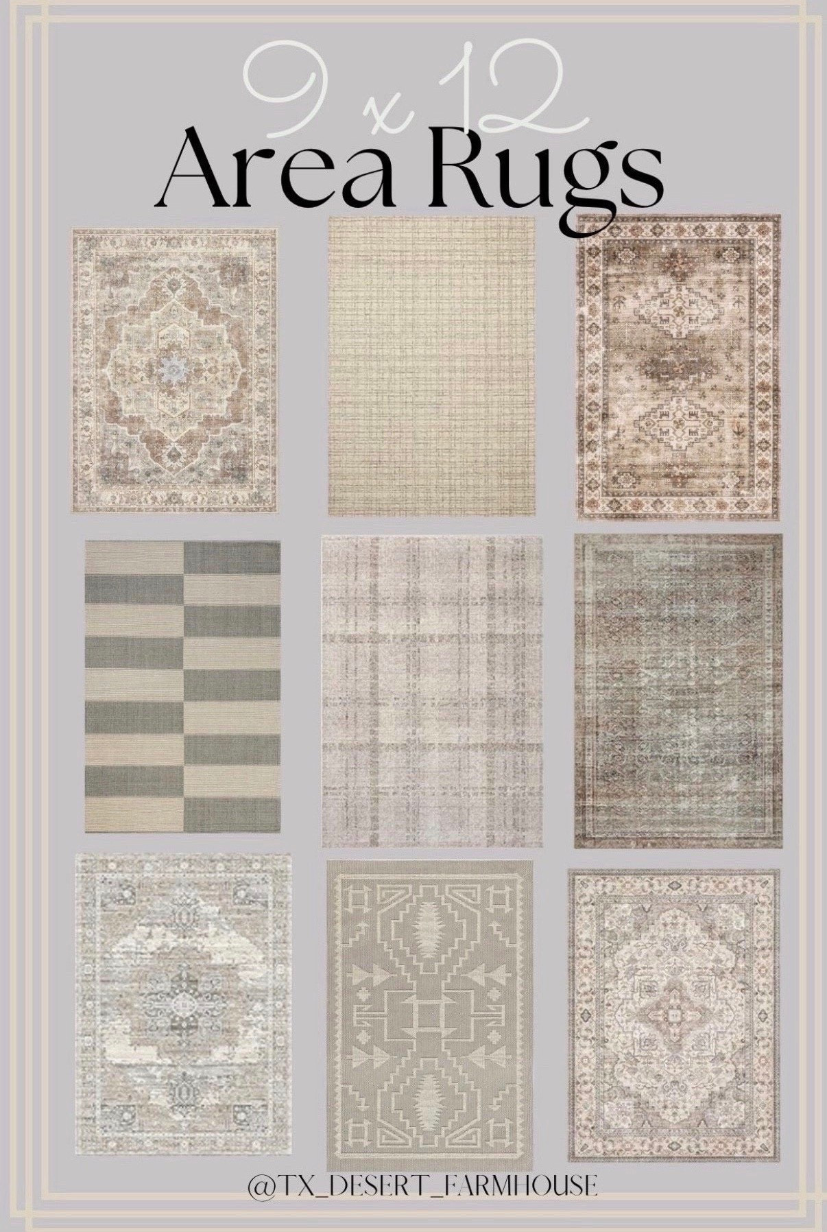 9 x 12 Neutral Area Rugs for Living Room or Bedroom 

#arearug #rug #rugs #neutralrug #9x12rug #livingroomrug #bedroomrug #neutralhome #neutralliving

Area Rug for Living Room: 9x12 Washable Vintage Neutral Soft Non Slip Thin Large Floor Carpet for Bedroom Kitchen Dining Room Home Office Farmhouse Indoor - Brown

Washable Area Rugs for Living Room - 9x12 Neutral Vintage Distressed Floral Farmhouse Boho Large Soft Floor Rug Indoor Non Slip Carpet for Bedroom Dining Room Office - Brown/Multi

Loloi Chris Loves Julia Jules Collection JUL-09 Ink/Terracotta 8'-6'' x 11'-6'', .13" Pile Height, Area Rug

Loloi Angela Rose Ember Collection EMB-04 Ivory/Multi 9'-6" x 13'-1" Area Rug

Loloi Chris Loves Julia x Polly Collection POL-03 Antique/Mist 9'-3" x 13' Area Rug


#LTKFamily #LTKStyleTip#LTKValentine

#LTKHome #LTKmomlife #LTKstorytime