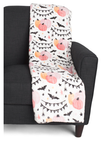 Oversized Festive Halloween Throw | TJ Maxx