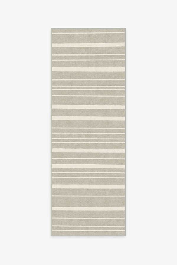 Hudson Stripe Stone Rug | Ruggable