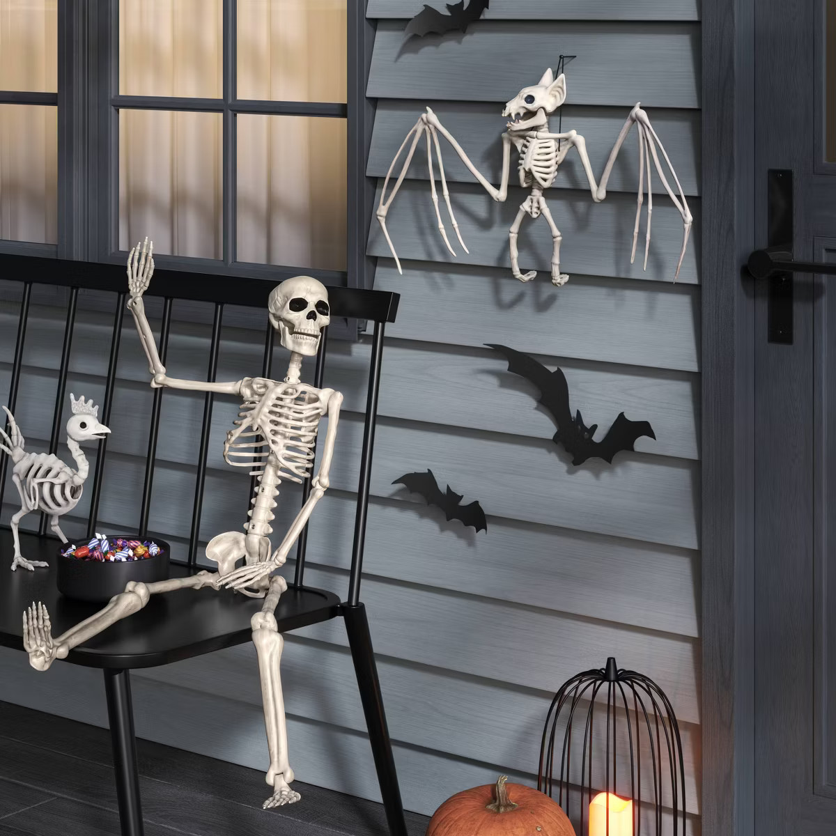 23" Bat Skeleton Halloween Decorative Prop - Hyde and EEK! Boutique™ | Target