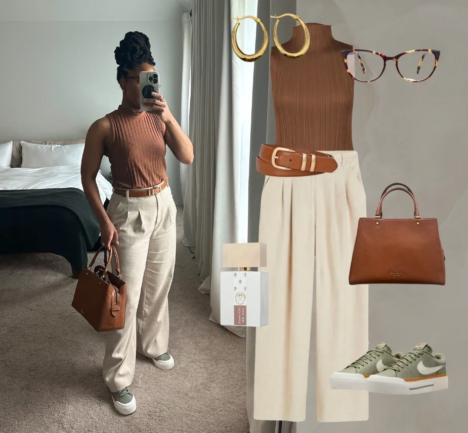 Brown and tan spring outfit.

spring fashion black women • elevated casual outfits • spring fashion • chic outfits • spring outfit • spring outfits aesthetic • spring outfits casual • spring outfits for women • spring shoes • elegant casual outfits • casual classy outfits • casual classy outfit ideas • spring outfit ideas black girl • cute spring outfits • spring dresses • spring outfit ideas black women • spring outfit ideas • spring style trends • neutral spring outfits

#LTKSeasonal #LTKStyleTip #LTKFindsUnder100