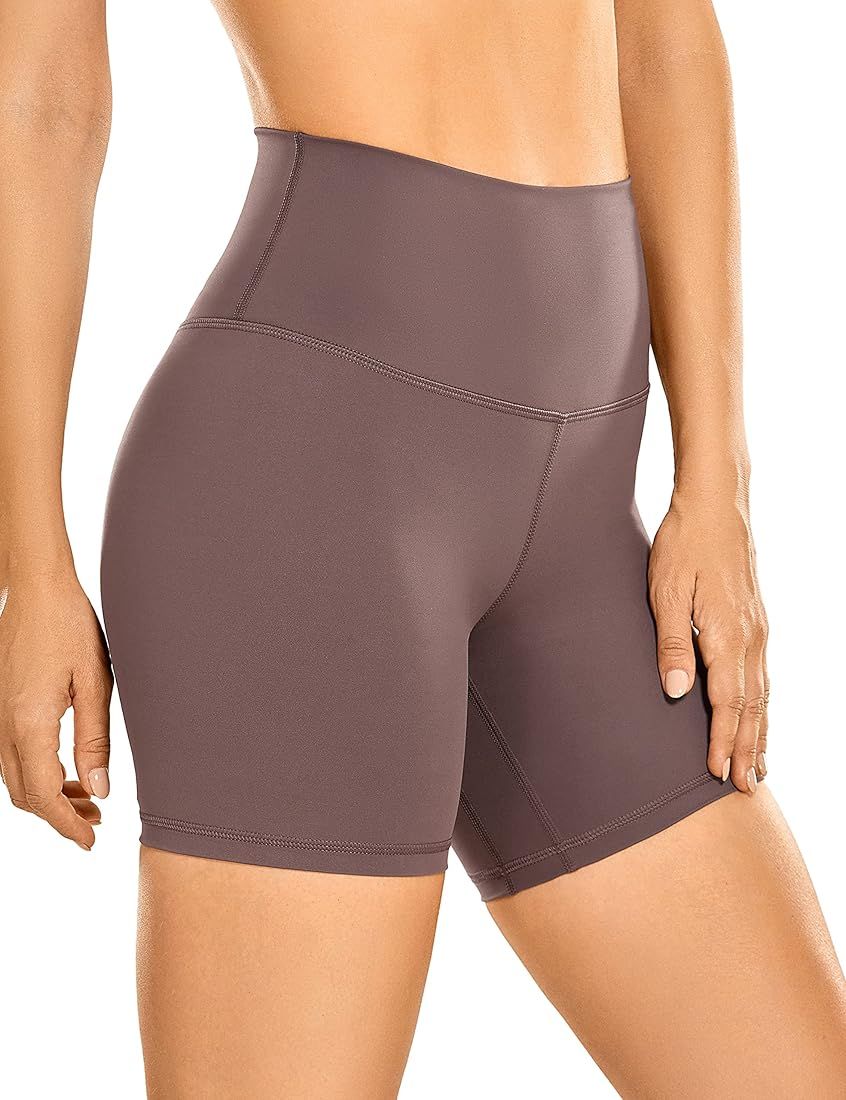CRZ YOGA Women's Naked Feeling Biker Shorts - 3'' / 4'' / 6'' / 8'' / 10'' High Waisted Yoga Workout | Amazon (US)
