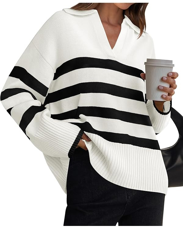 ZESICA Sweaters Pullover Sweater Jumper Tops | Amazon (US)