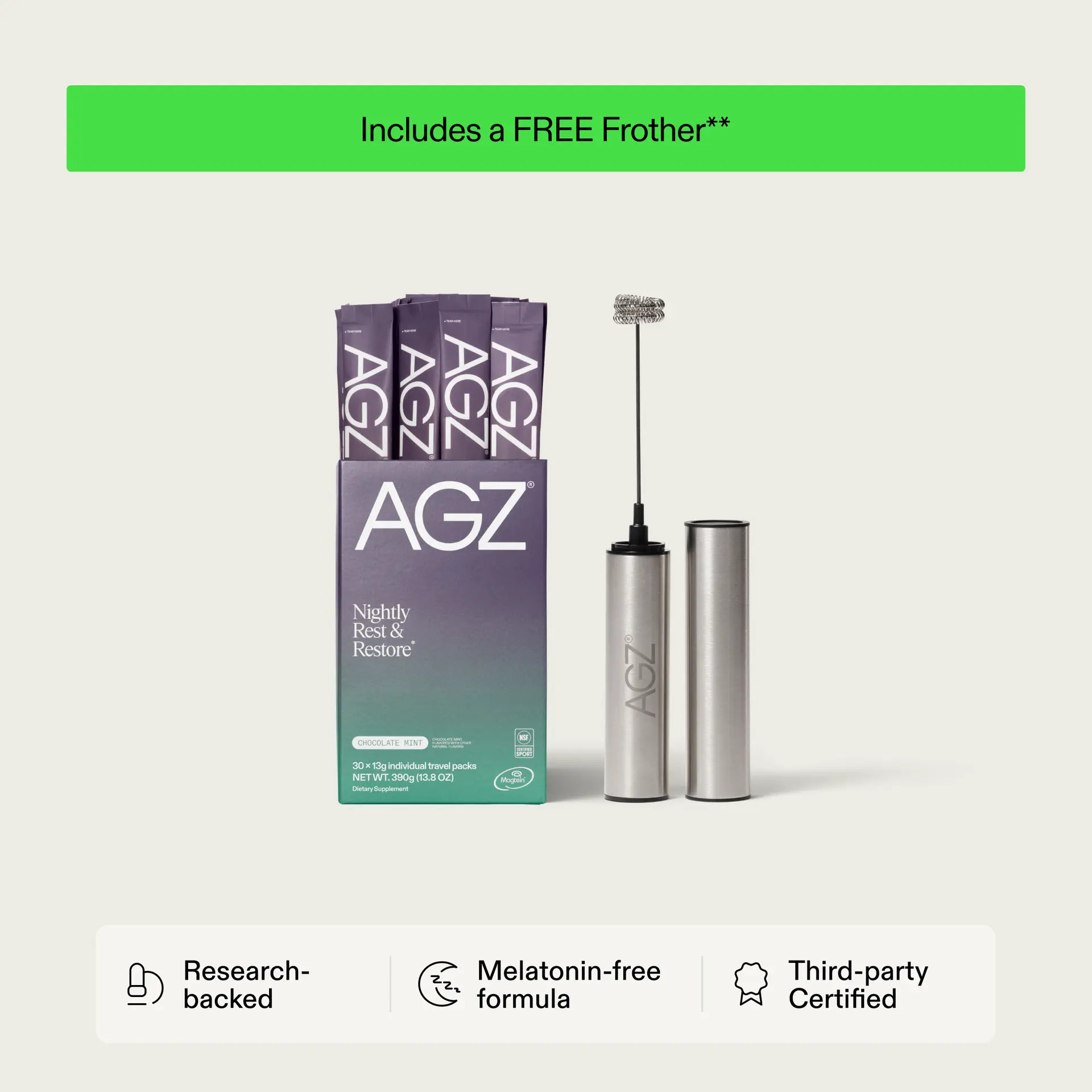 AGZ: Nightly Sleep Support | AG1