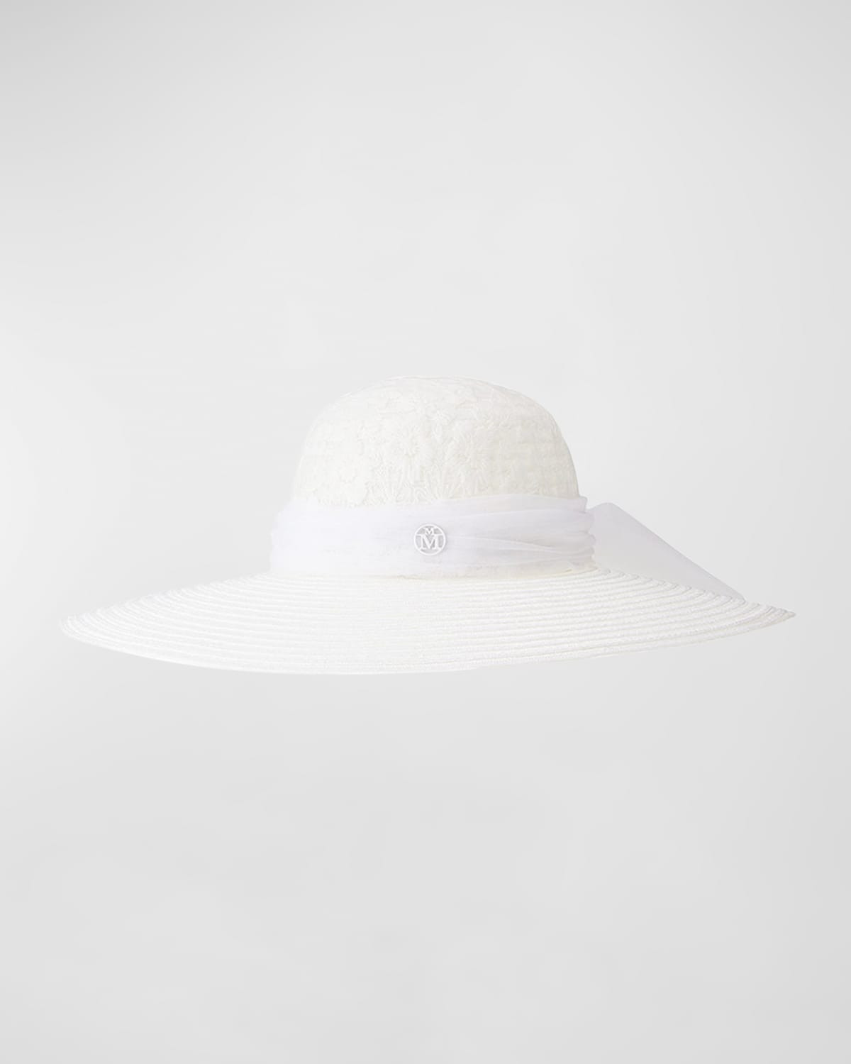 Large-Brim Blanche Bridal Hat | Neiman Marcus