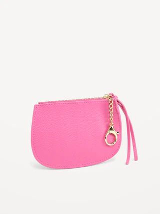 Faux-Leather Keychain Wristlet | Old Navy (US)