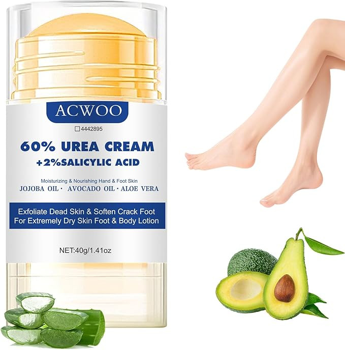 ACWOO Urea Foot Cream 60 Percent Plus 2% Salicylic Acid, Urea Cream for Feet, Foot Nourishing Cre... | Amazon (UK)