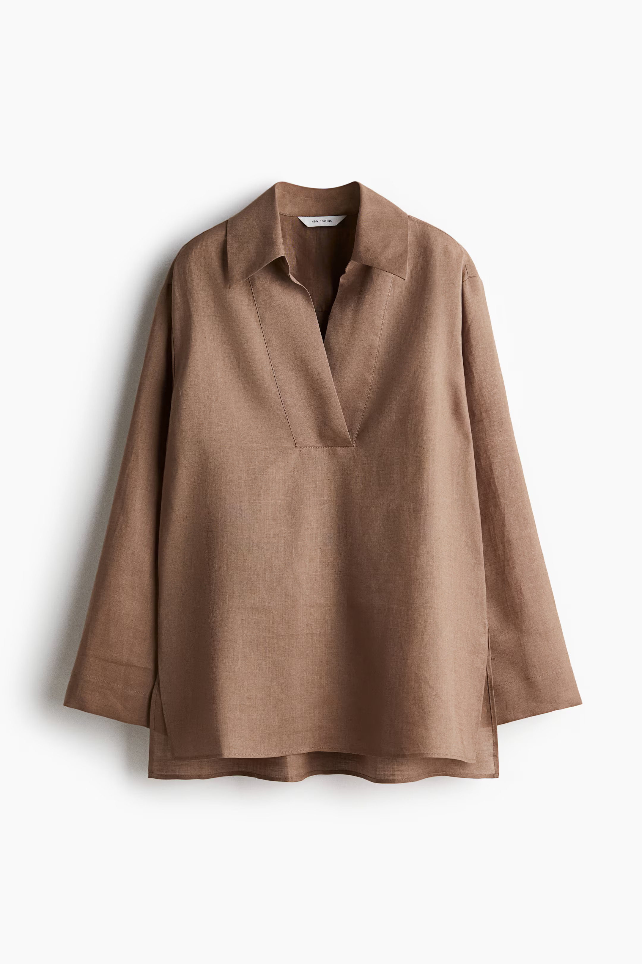 Ramie popover shirt | H&M (UK, MY, IN, SG, PH, TW, HK)
