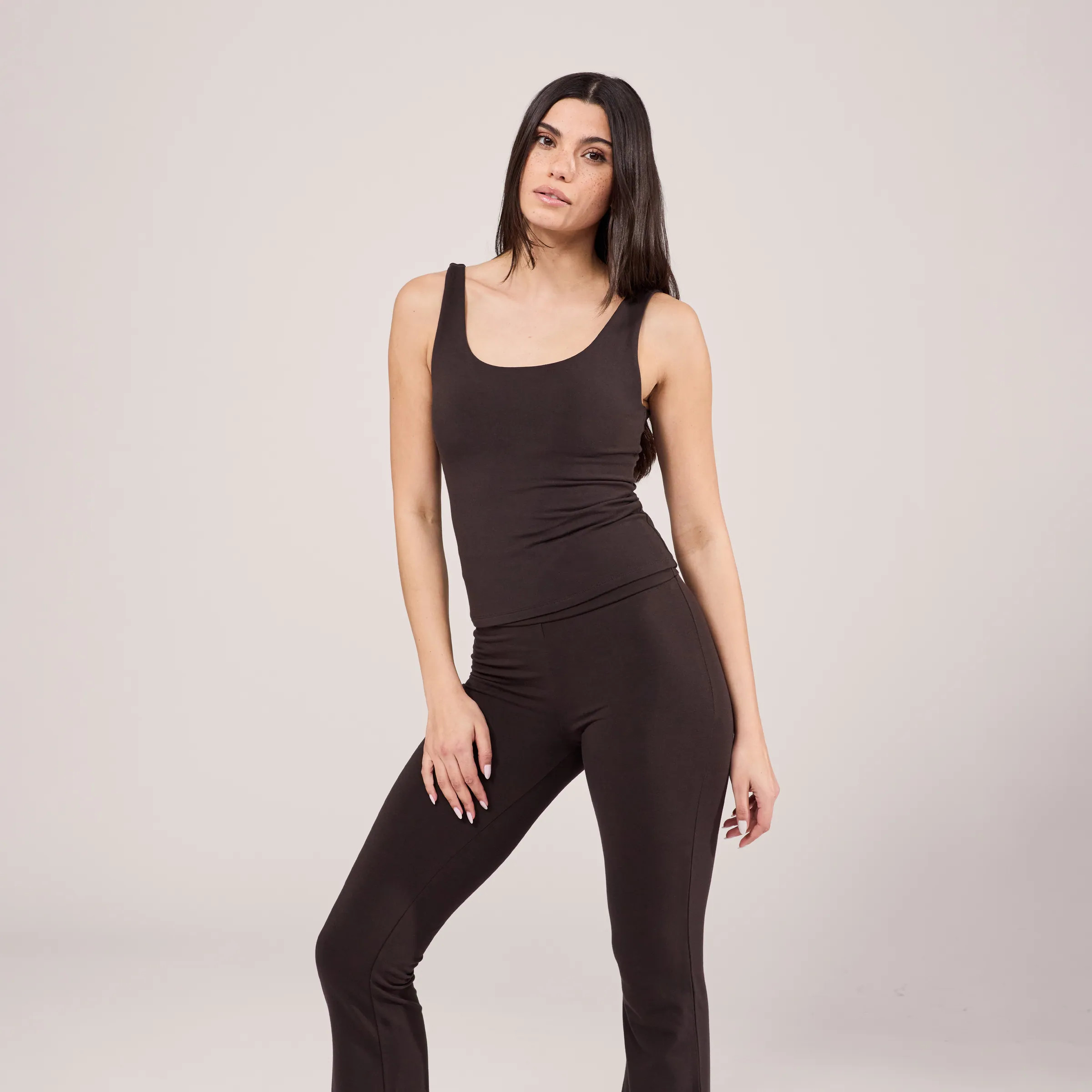 Lightweight Everyday Tank Top | Black Coffee | LOVALL