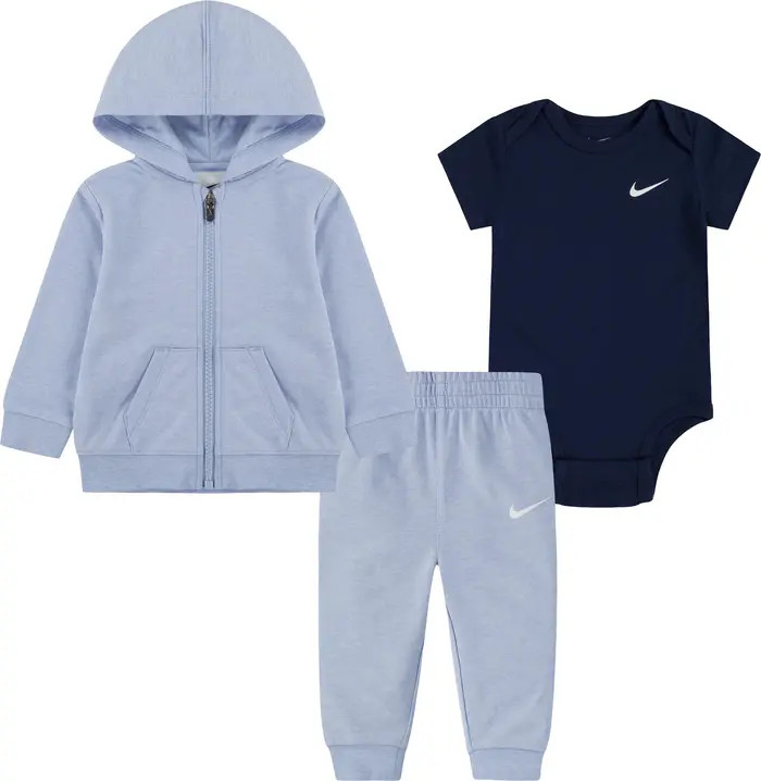 Nike Zip Hoodie, Bodysuit & Joggers Set | Nordstrom | Nordstrom