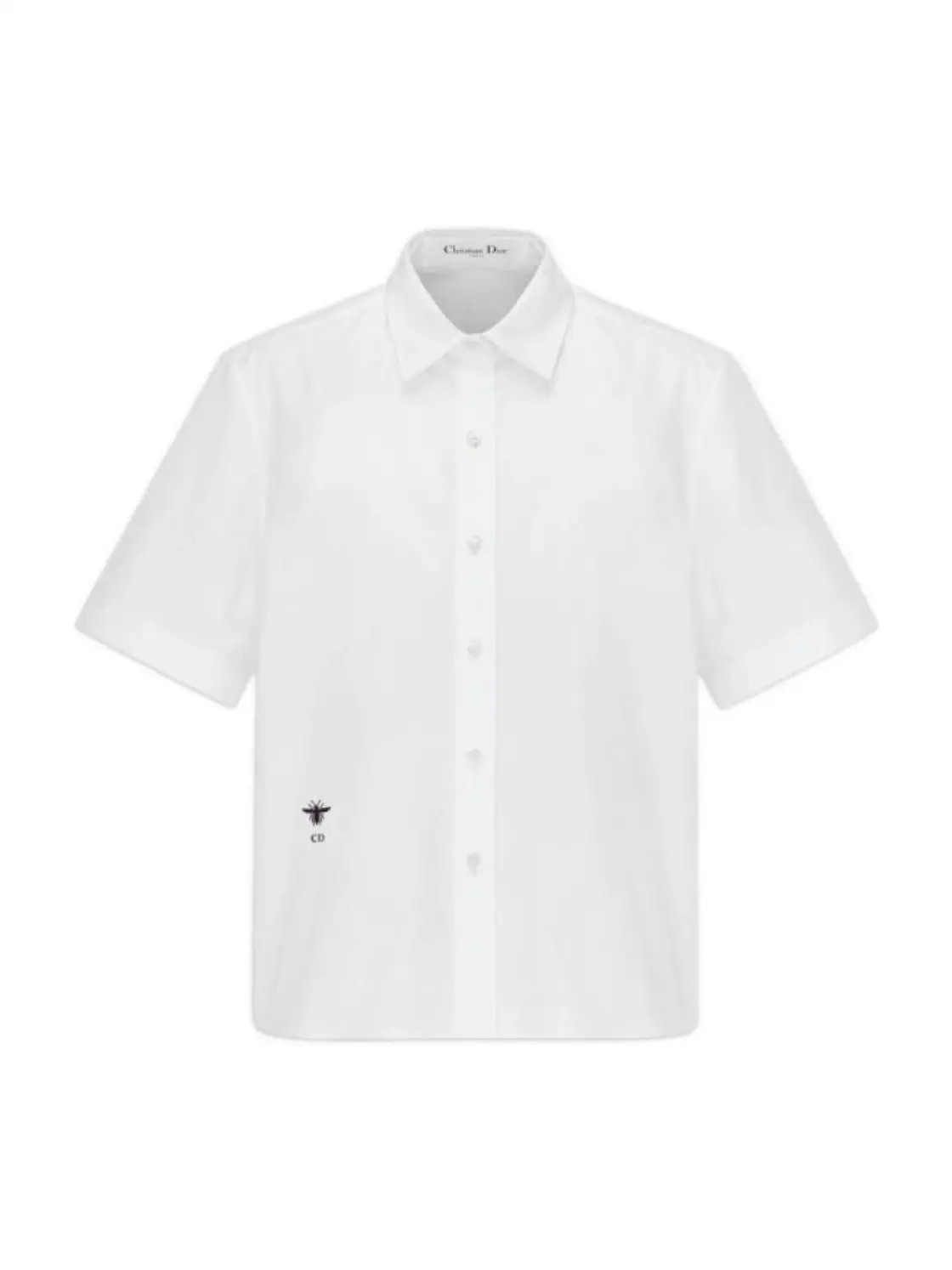 Cropped Button-Up Blouse | Senser US